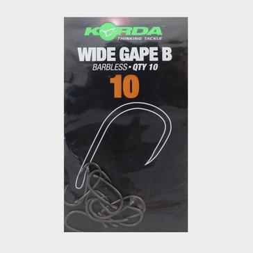 Grey Korda Wide Gape Hook Barbless Size 10