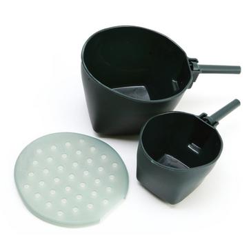 Black Middy Flat Base Click Cupps 2Pc
