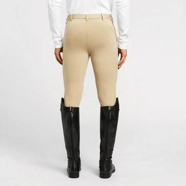 Beige Shires Mens SaddleHugger Breeches Beige