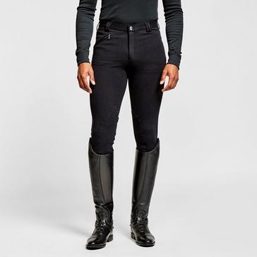 Black Shires Mens SaddleHugger Breeches Black