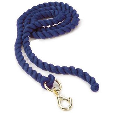 Blue Shires Plain Leadrope Navy