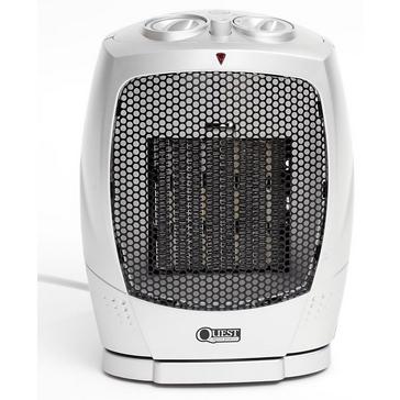 White Quest Dual Purpose Ceramic Heater 750-1000W