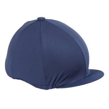 Blue Shires Plain Hat Cover Navy