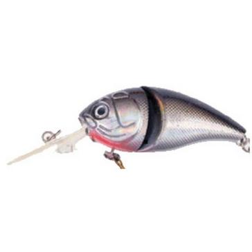Silver FLADEN Fishing Eco Jointed Fat in Silver (8cm)