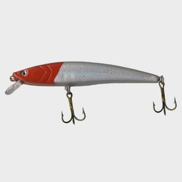 White FLADEN Fishing Minnow 11.5Cm Redhead