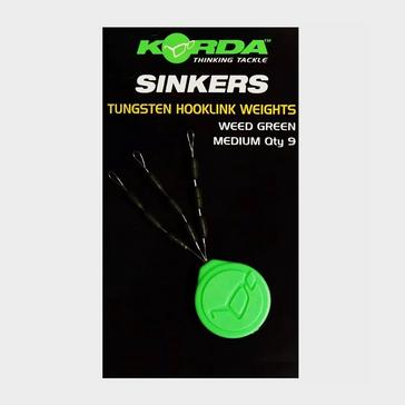 Black Korda Sinkers Medium Weed Green