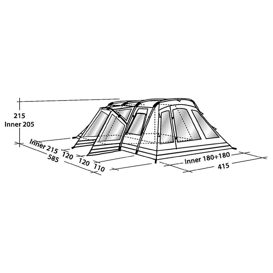 Outwell montana 6 dimensions hotsell