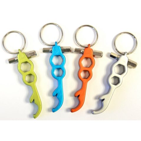 Assorted Handy Heroes Hextool Bottle Opener Keyring