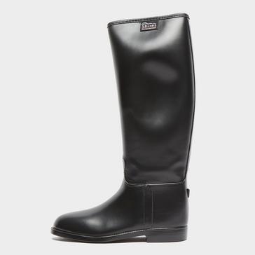 Black Shires Childs Long Rubber Riding Boots Black