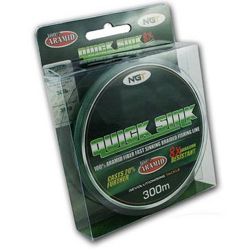 Green NGT 'Quick Sink' Braid (300m, 20lb)