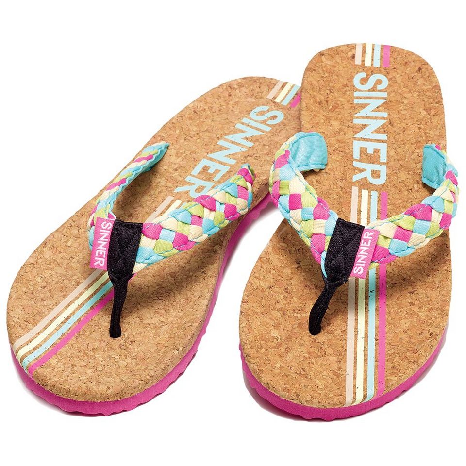 Sinner Cork Stripes Flipflops GO Outdoors