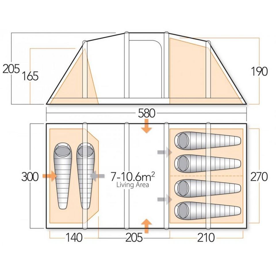 Vango icarus 600 airbeam sales