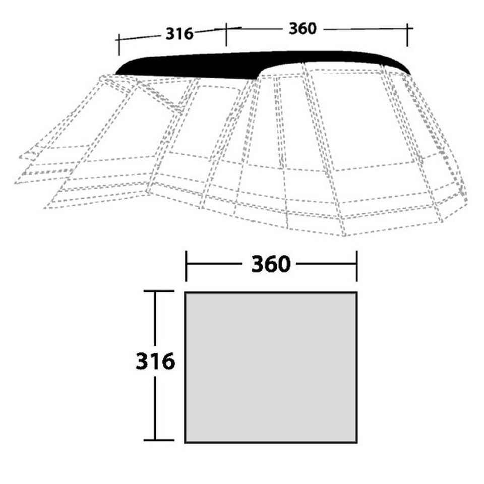 Outwell Roof Protector for Montana 6P GO Outdoors