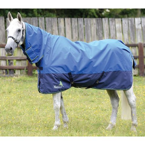 Blue MASTA Avante Light Fixed Neck Turnout Rug