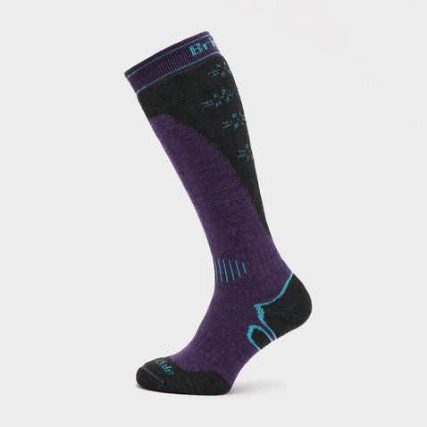 Calcetines Bridgedale Senderismo Woolfusion Trail Light Morado Mujer