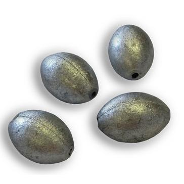 Silver FLADEN Fishing 4Pk Non Toxic Bullet 18G