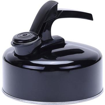 Black HI-GEAR 1 Litre Whistling Kettle