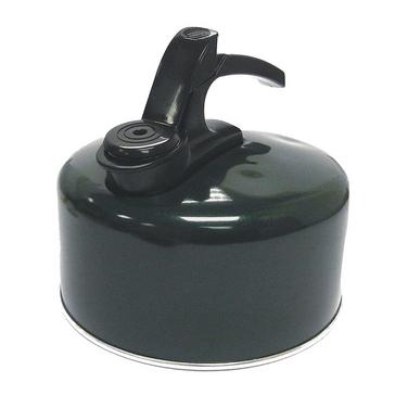 Black HI-GEAR Aluminium Whistling Kettle (2 Litre)