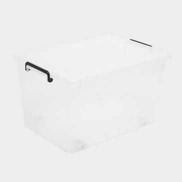 Clear HI-GEAR Rolling Storage Box