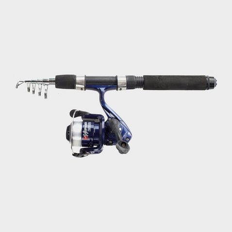 Fishing Rod Folding Telescopic Sea Rod Suit Portable Fishing Poles Fishing  Pole (Color : Blue, Size : A)