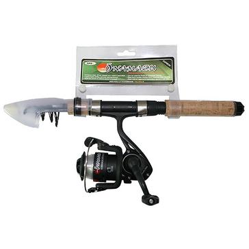 Brown NGT Onamazu Telescopic Rod & Reel Combo
