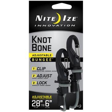 Black Niteize Knotbone Adjustable Bungee - 5mm