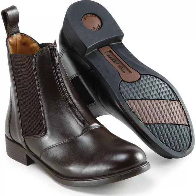 Harry Hall Men's Hartford Zip Jodhpur Boots GO Outdoors