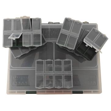 Orange FLADEN Fishing Spec 10 Sect Box Plus 6 Boxes