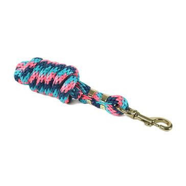 Multi Shires Topaz Leadrope Pink/Turquoise/Navy