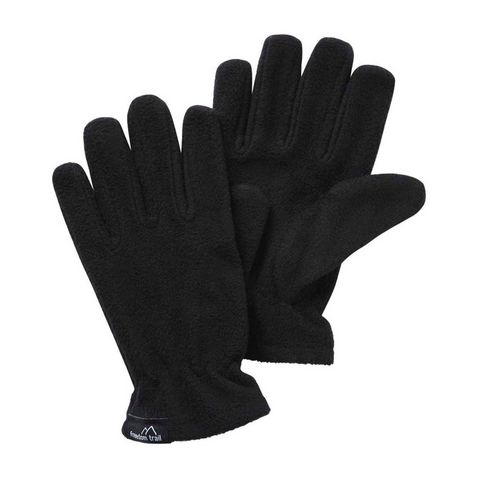 Black FREEDOMTRAIL Kids' Essential Fleece Gloves
