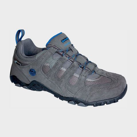 Charcoal & Blue HI TEC Men's Quadra Classic WP Walking Shoe