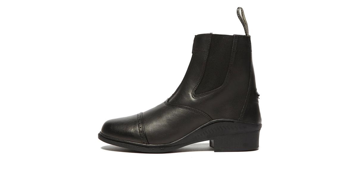 Brogini Womens Tivoli Front Zip Jodhpur Boots Black Naylors