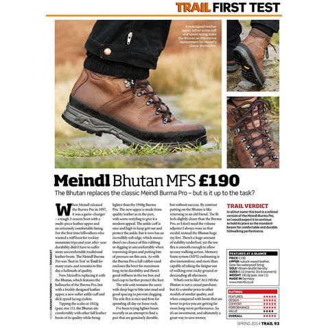 Dunkelbraun Meindl Bhutan MFS Walking Boot