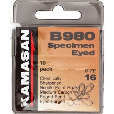 Pink Kamasan Kamasan B980 Specimen Eyed Hooks Barbed Size 20 10