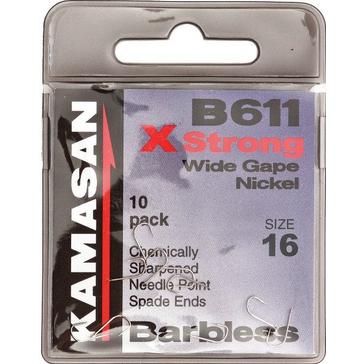 Blue Kamasan B611B Xs Barbless Size 18