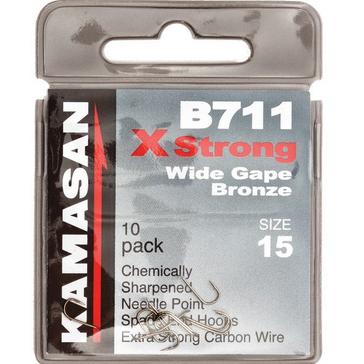Pink Kamasan Hook Spade End B711 Barbed Size 17 10pk