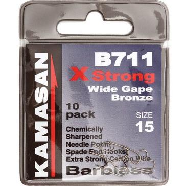 Pink Kamasan Hook Spade End B711 Barbless Size 21 10pk