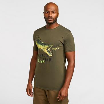 Green FLADEN Men’s Hungry Pike T-Shirt