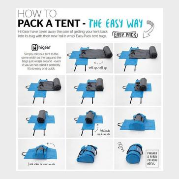 Blue HI-GEAR Easy Pack Tent Carrybag