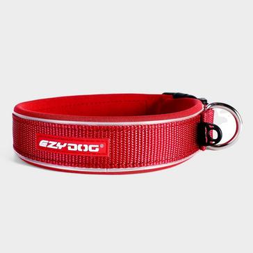 Red EzyDog Classic Neo Dog Collar (Medium)