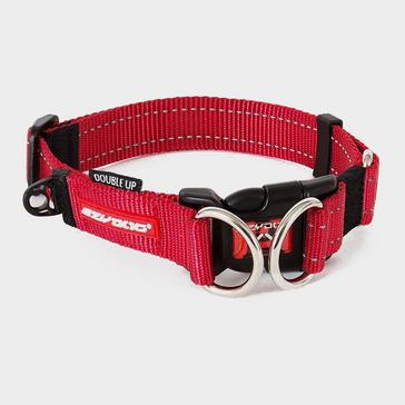 Red EzyDog Double Up Collar Red Medium