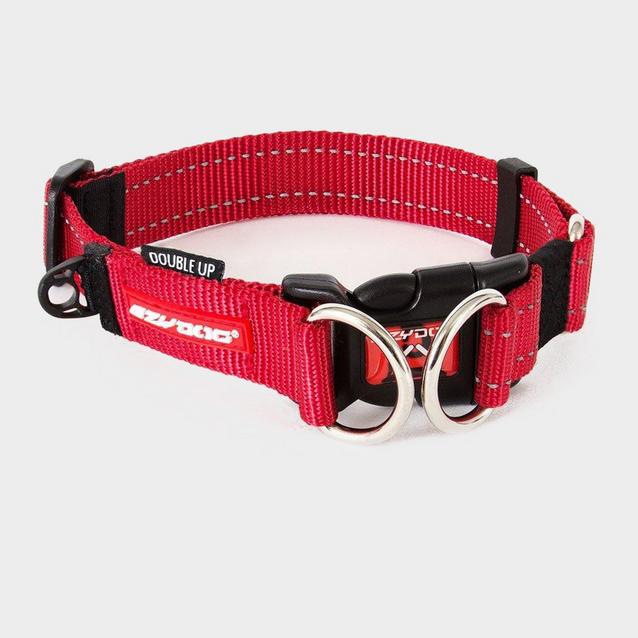 Red Ezy-Dog Double Up Collar Red Large image 1
