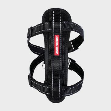 Black EzyDog Chest Plate Harness Black Medium