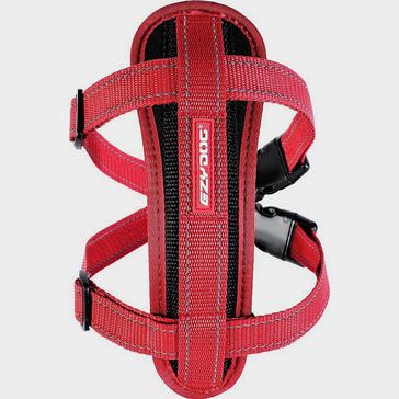 Red Ezy-Dog Chest Plate Dog Harness