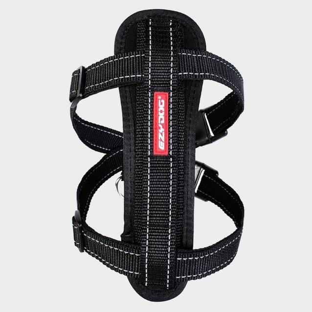  Ezy-Dog Chest Plate Harness Black image 1