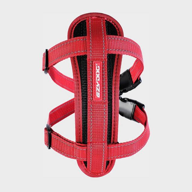 Red Ezy-Dog Chest Plate Harness Red Large image 1