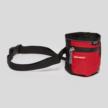 Red Ezy-Dog SnakPak Dog Treat Bag Red