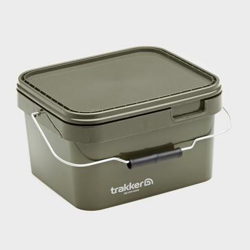 White Trakker 5 Ltr Olive Square Bucket