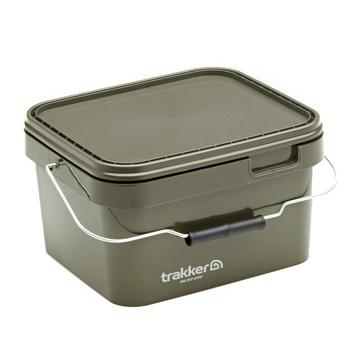 White Trakker 5 Ltr Olive Square Bucket