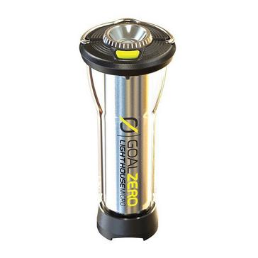 Clear Goal Zero Lighthouse Micro Charge USB Rechargeable Lantern